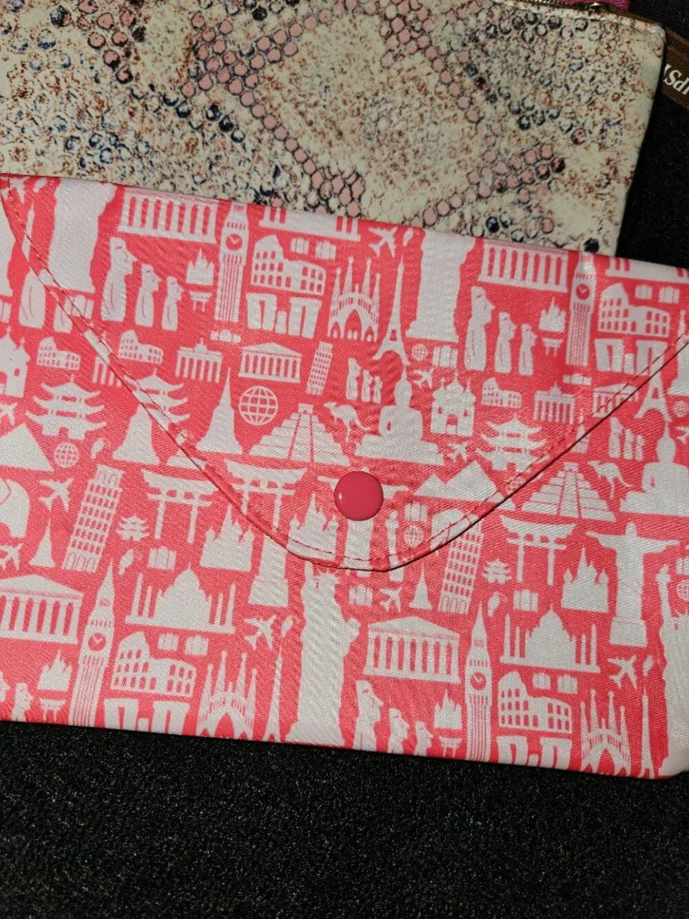 Bundle of 9 UNUSED Makeup Bags - Various Colors / Designs / Materials
